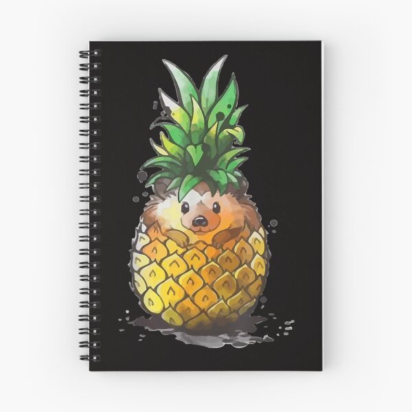 Item preview, Hedgehog Pineapple Aloha Beaches Summer Hedgehogs Fruit Gift designed and sold by YolandaRoberts.