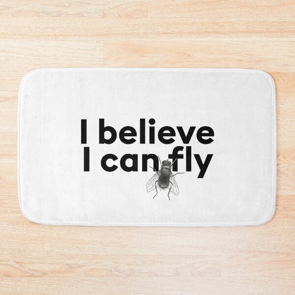 Item preview, "I believe I can fly" statement print with bow tie designed and sold by TrueType.