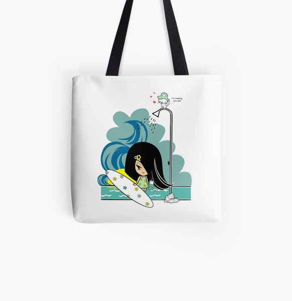 Making You Wet All Over Print Tote Bag