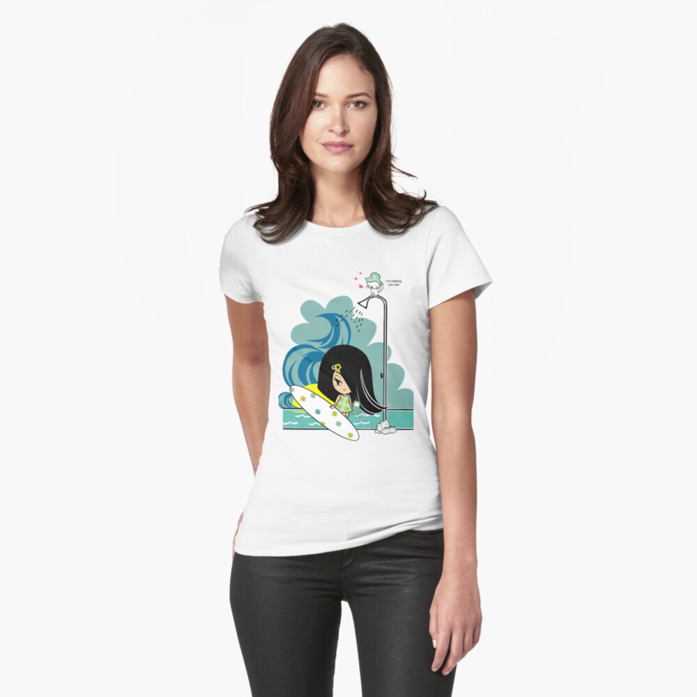 Item preview, Fitted T-Shirt designed and sold by popsho.