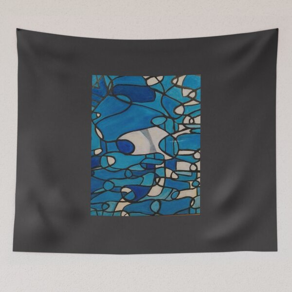 Item preview, Blue Pattern, Canvas and Oil designed and sold by Chubuter.