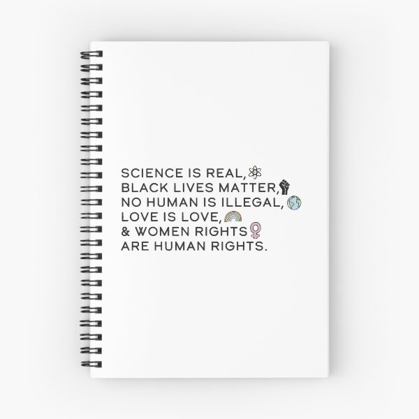 Item preview, Science is real, black lives matter, no human is illegal, love is love, and women rights are human rights designed and sold by HumanNation.