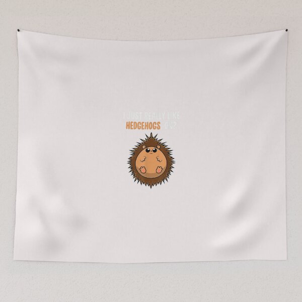Item preview, I Just Really Like Hedgehogs OK Cute Toddlers Kids designed and sold by YolandaRoberts.