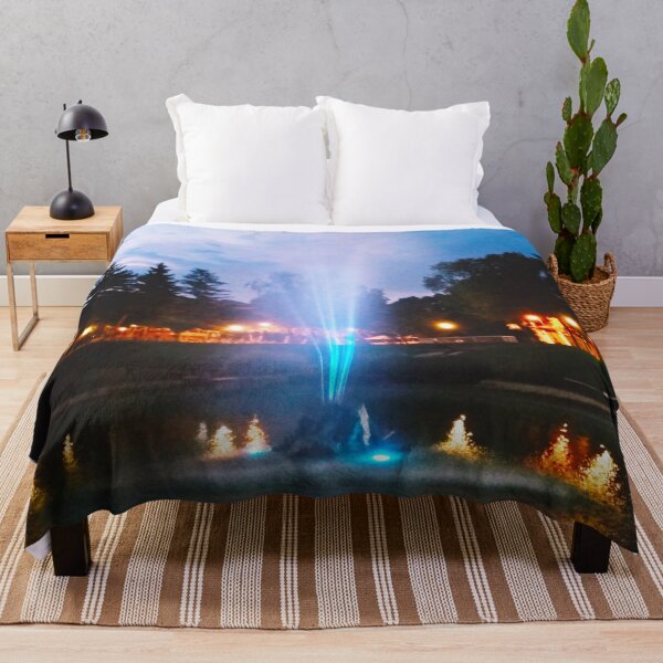 Item preview, Colorful fountain at night designed and sold by helenkaiy.