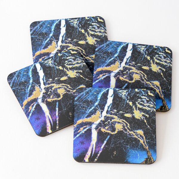 Item preview, Marble Wonder, Italy - Blue / Yellow / Purple / Black designed and sold by StillDreams.