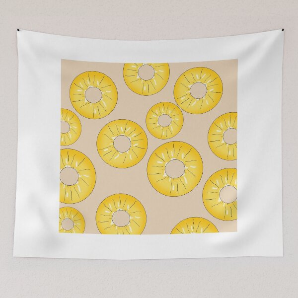 Item preview, Pineapple Slices Pattern designed and sold by hvasilevshop.