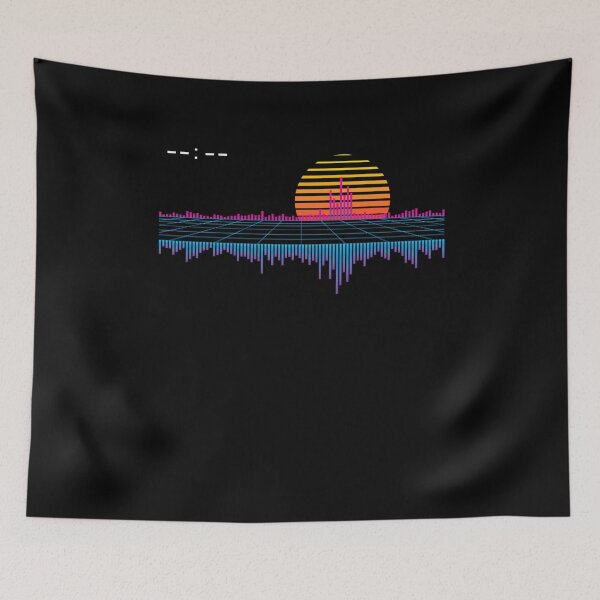 Item preview, Outrun synthwave vaporwave retro puesta de sol estética designed and sold by Hitagivapor.