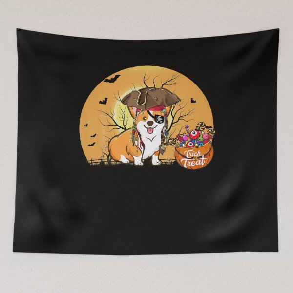 Item preview, Pirate Corgi Halloween Costume T Shirt designed and sold by Glennlshop.