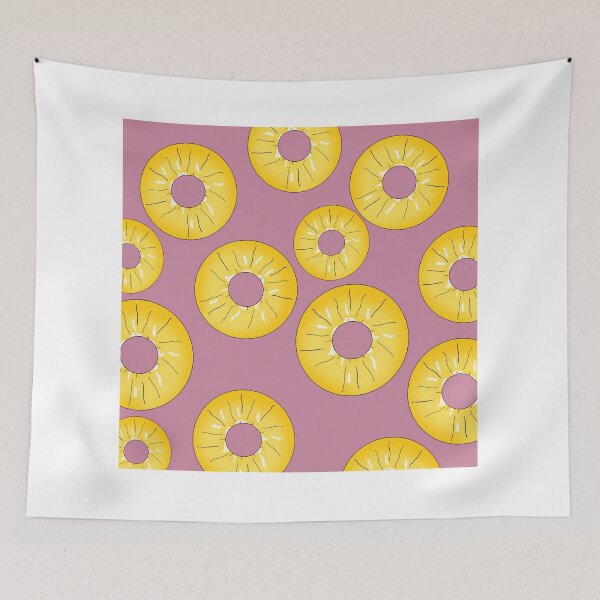 Item preview, Pineapple Slices Pattern designed and sold by hvasilevshop.