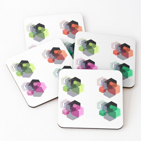 Item preview, Honey and charcoal-pack of 4 stickers designed and sold by CSouissi.