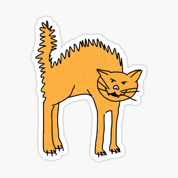 Angry cat Sticker