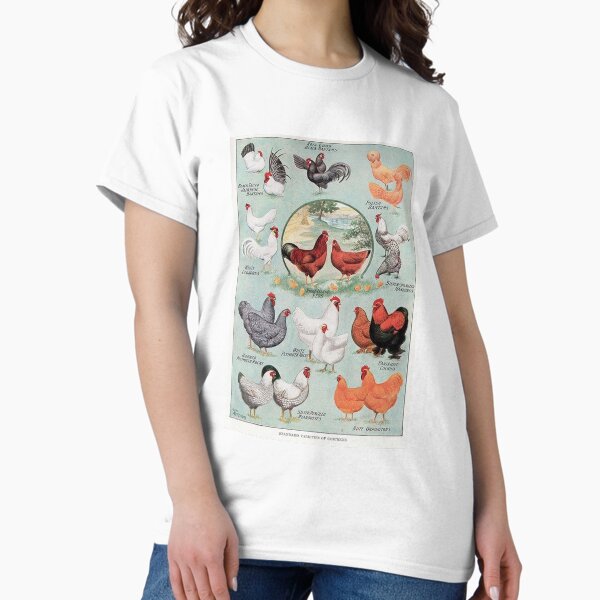 Vista previa del artículo con la obra «Cartel de pollo vintage», diseñado y vendido por ApiStore.