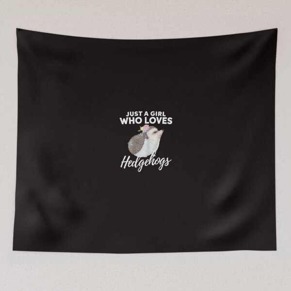 Item preview, Just A Girl Who Loves Hedgehogs Animal Lover Gift designed and sold by YolandaRoberts.
