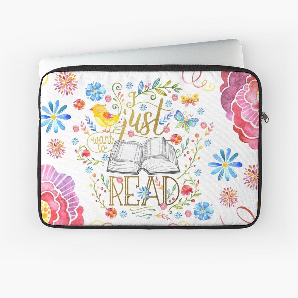 Artikel-Vorschau von Laptoptasche, designt und verkauft von eviebookish.