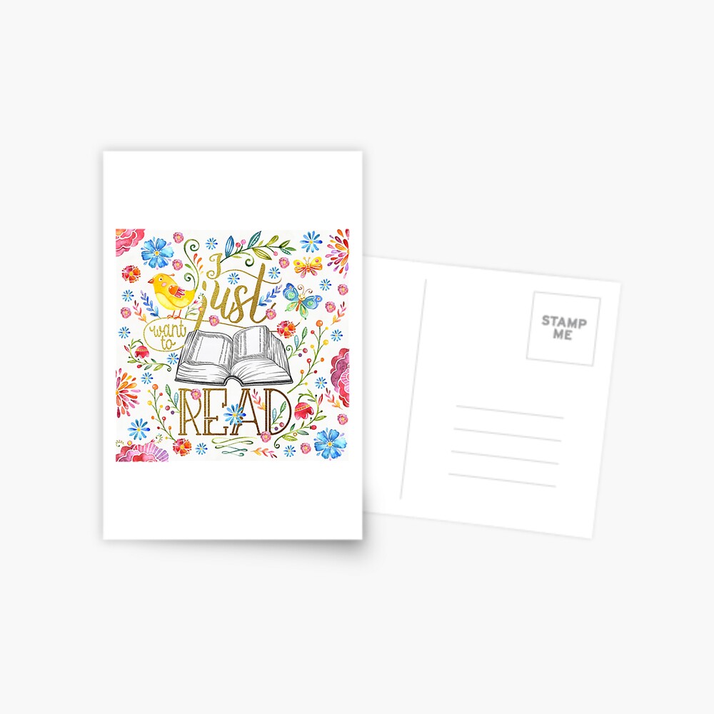Artikel-Vorschau von Postkarte, designt und verkauft von eviebookish.
