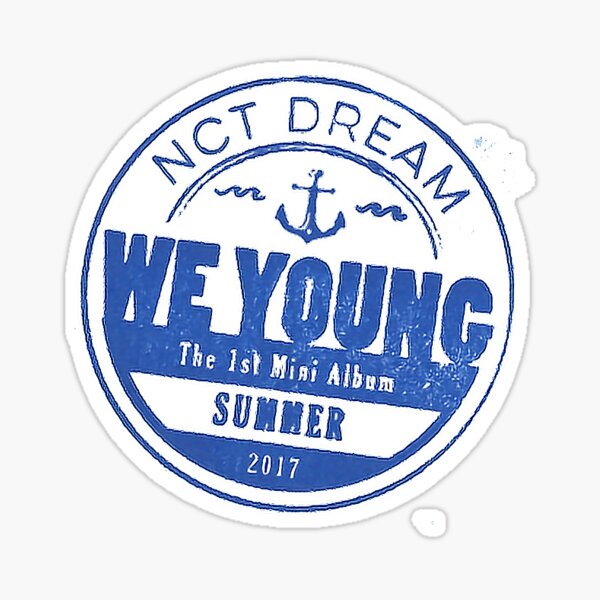 "NCT Dream We young logo" Sticker for Sale by TobiMagas Redbubble