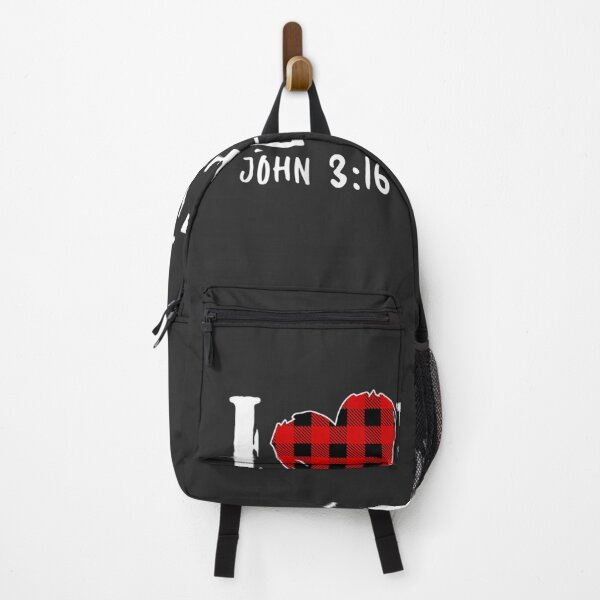 Item preview, Loved John 3:16 Red Plaid Heart Christian Valentine's Day designed and sold by MildredGreen.