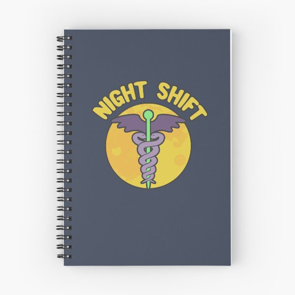 Item preview, Caduceus Night Shift Moon - Purple Wings designed and sold by Chubuter.