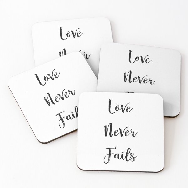 Item preview, Love Never Fails designed and sold by noisyfish.