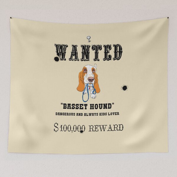 Item preview, Basset Hound Wanted designed and sold by albix81.
