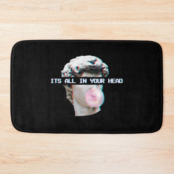 Item preview, Vaporwave Aesthetic Art Glitch 90s Its All In Your Head designed and sold by Hitagivapor.