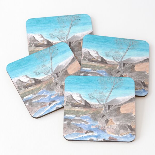 Item preview, A father's Picturesque  scene, A picture of a  babbling book view in water colours designed and sold by Inspire-me-CYK.