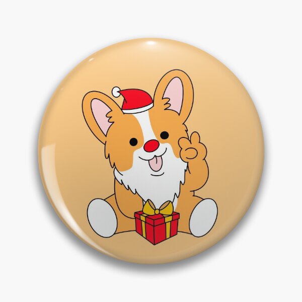 Item preview, Adorable Santa Corgi Christmas with Special giftbox? designed and sold by Mixture-DESIGN.