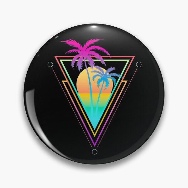 Artikelvorschau, Retro 1980er 1990er Jahre Vaporwave Palmen Sunset Beach Surf Art entworfen und verkauft von Hitagivapor.