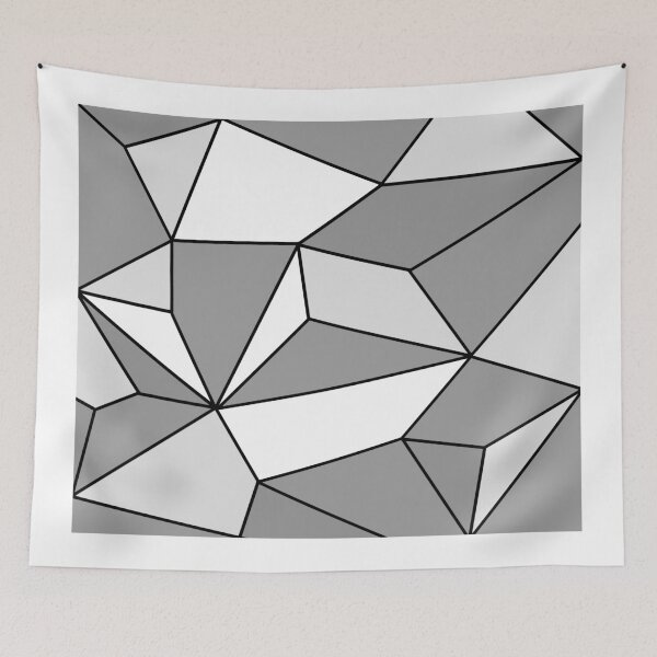 Item preview, Abstract geometric pattern - gray. designed and sold by K.S ART.