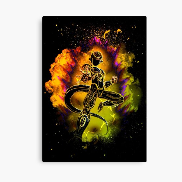 Âme de Frieza dorée Impression sur toile