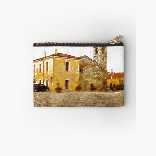 Item preview, Arzachena: view square Risorgimento and church Madonna della neve designed and sold by Giuseppe Cocco.