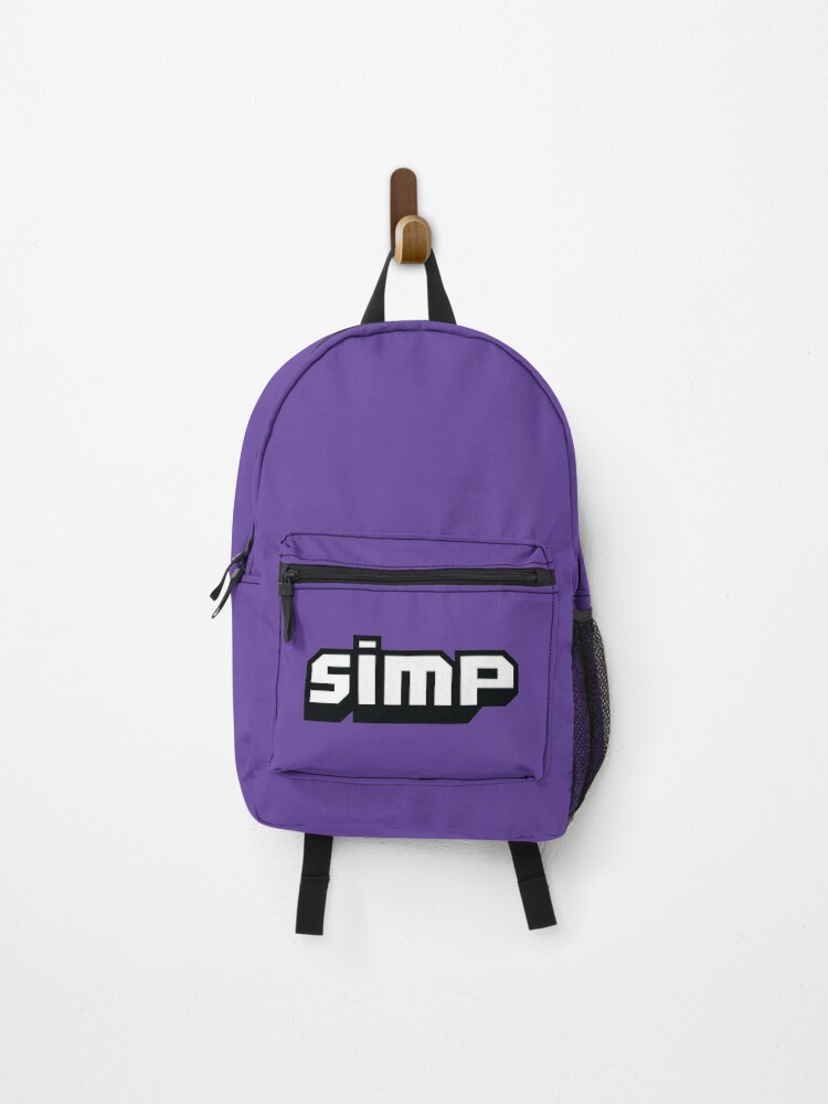 Thumbnail 1 of 3, Backpack, Simp Twitch designed and sold by SimplyNewDesign.