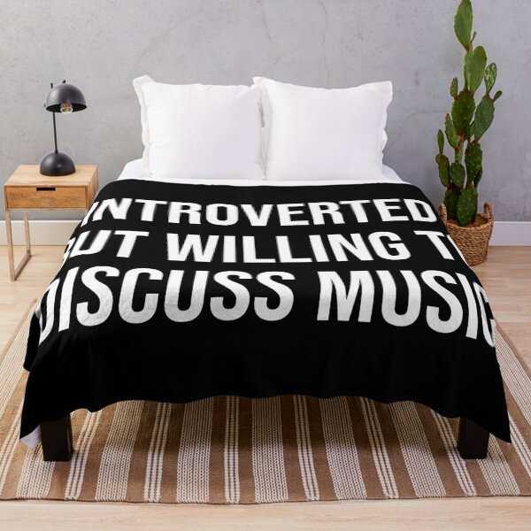 Item preview, Introverted But Willing To Discuss Music designed and sold by MSA-42.