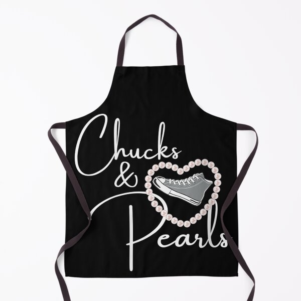 Item preview, Womens Chucks and Pearls 2021 Valentine Heart Gray Gift designed and sold by nancymachado.