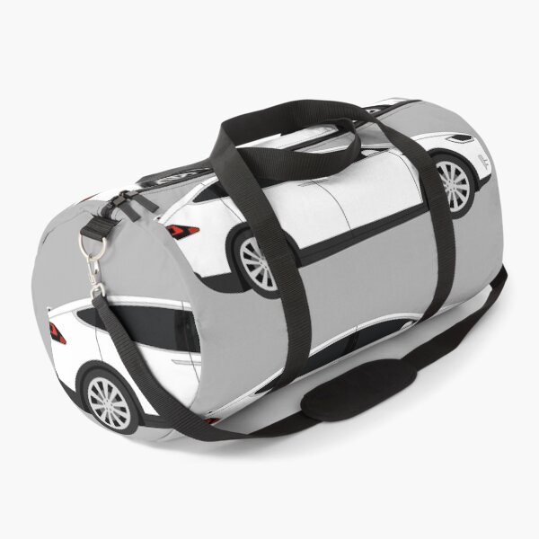 Item preview, Tesla Model X White Electric Car Graphic Design designed and sold by RedBubbleBath.