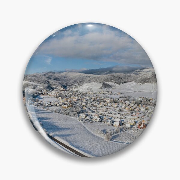 Item preview, Snow-covered hills of Alsace, vineyards and the foothills of the Vosges. designed and sold by Alexander Sorokopud.