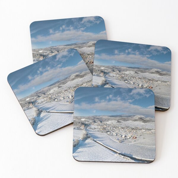 Item preview, Snow-covered hills of Alsace, vineyards and the foothills of the Vosges. designed and sold by Alexander Sorokopud.