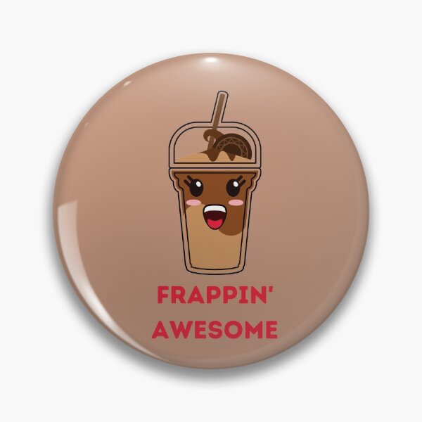 Item preview, Frappin Awesome! Food Pun, Coffee Pun designed and sold by GoodMoodFood.