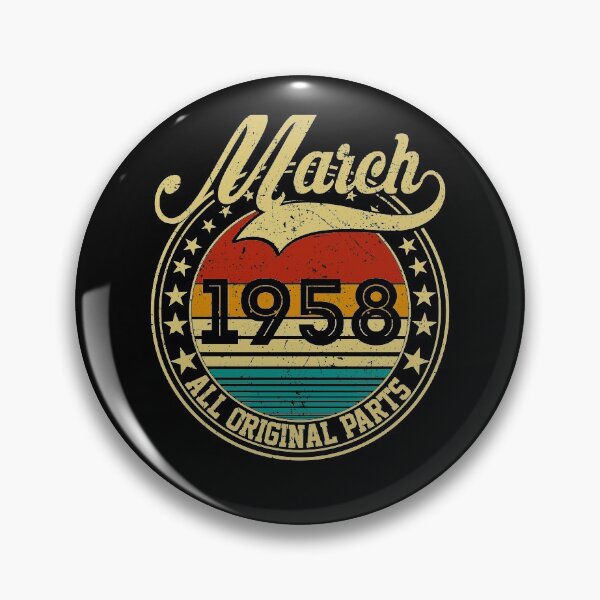 Item preview, Vintage March 1958 All Original Parts Born in March 1958 63rd Birthday Gift 63 Years Old designed and sold by MN-Shop0123.