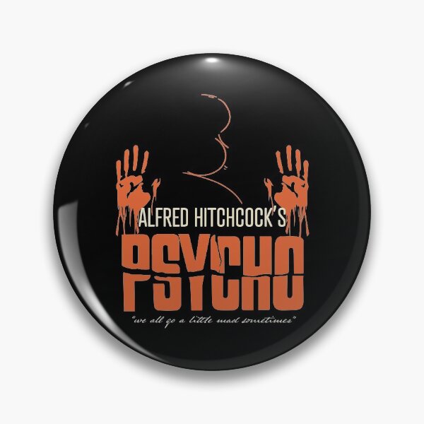 Item preview, Alfred Hitchcock - Psycho designed and sold by rainbowdreamer.