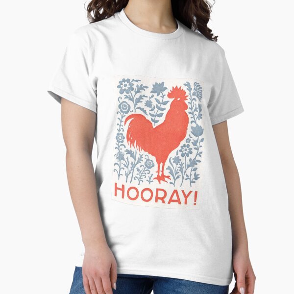 Vista previa del artículo con la obra «Pollo vintage», diseñado y vendido por ApiStore.