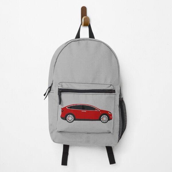 Item preview, Tesla Model X Performance Red Electric Car Graphic Design designed and sold by RedBubbleBath.