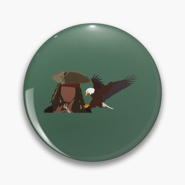 Artikelvorschau, Jack Sparrow, Adler entworfen und verkauft von ideth illustration.
