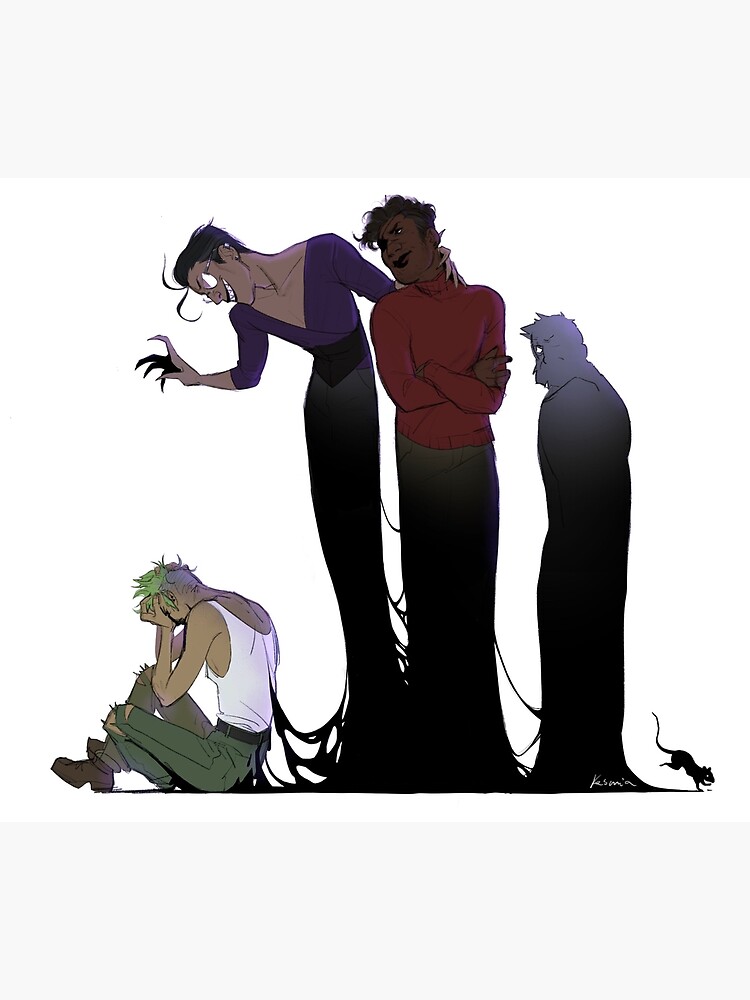 "Haunting shadows (Juno Steel fan art)" Art Print by robinkasznia