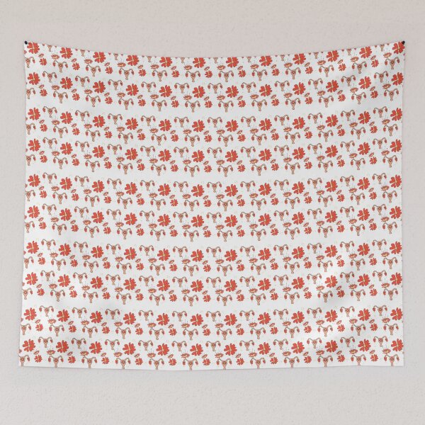 Aperçu de l'œuvre Motif floral de l'utérus, joli motif coloré créée et vendue par ciaobebo.
