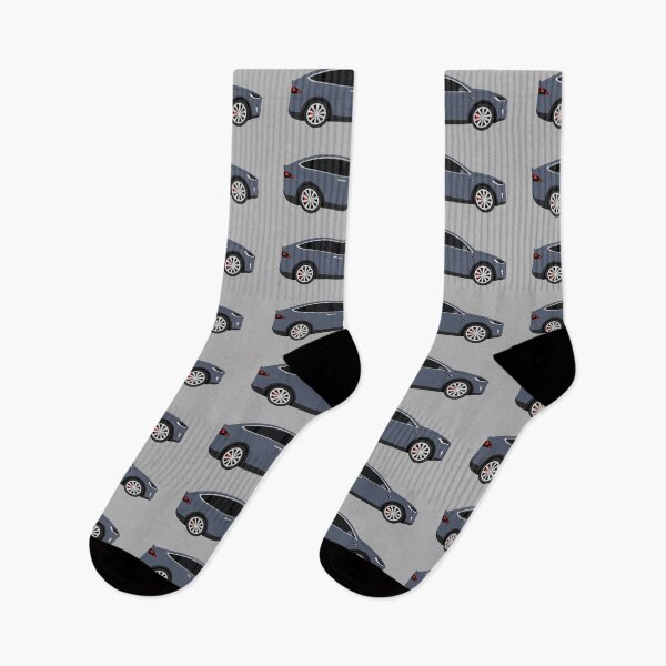 Item preview, Tesla Model X Performance Grey Electric Car Graphic Design designed and sold by RedBubbleBath.
