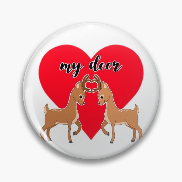 Item preview, My deer heart red designed and sold by Soyscrafts.