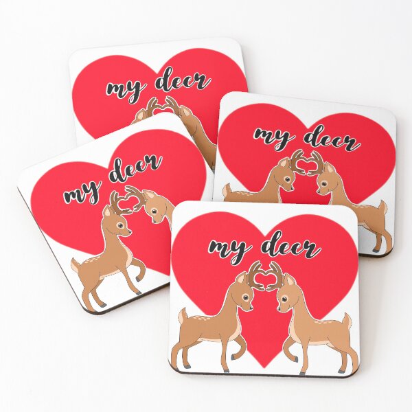 Item preview, My deer heart red designed and sold by Soyscrafts.