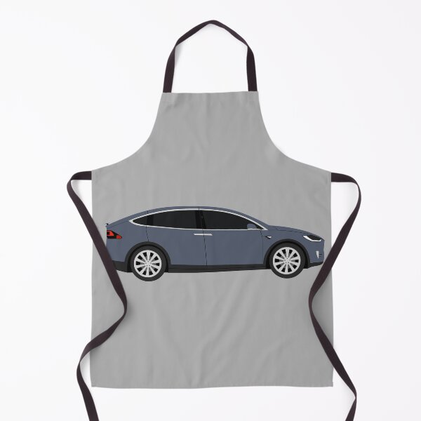 Item preview, Tesla Model X Grey Electric Car Graphic Design designed and sold by RedBubbleBath.
