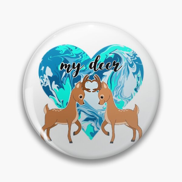 Item preview, My deer heart blue designed and sold by Soyscrafts.